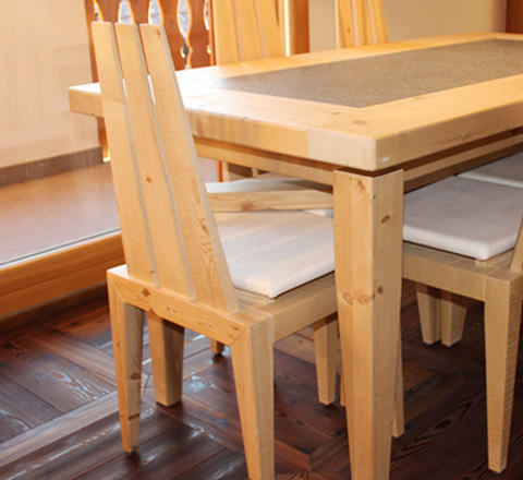 sedia minimal legno moderno arredo